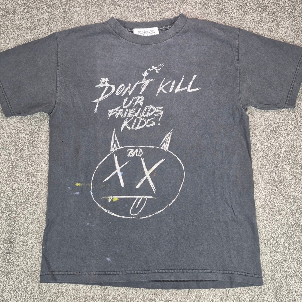 Revenge XXXTentacion Don't Kill Ur Friends Kids Shirt Mens Medium Black 2016